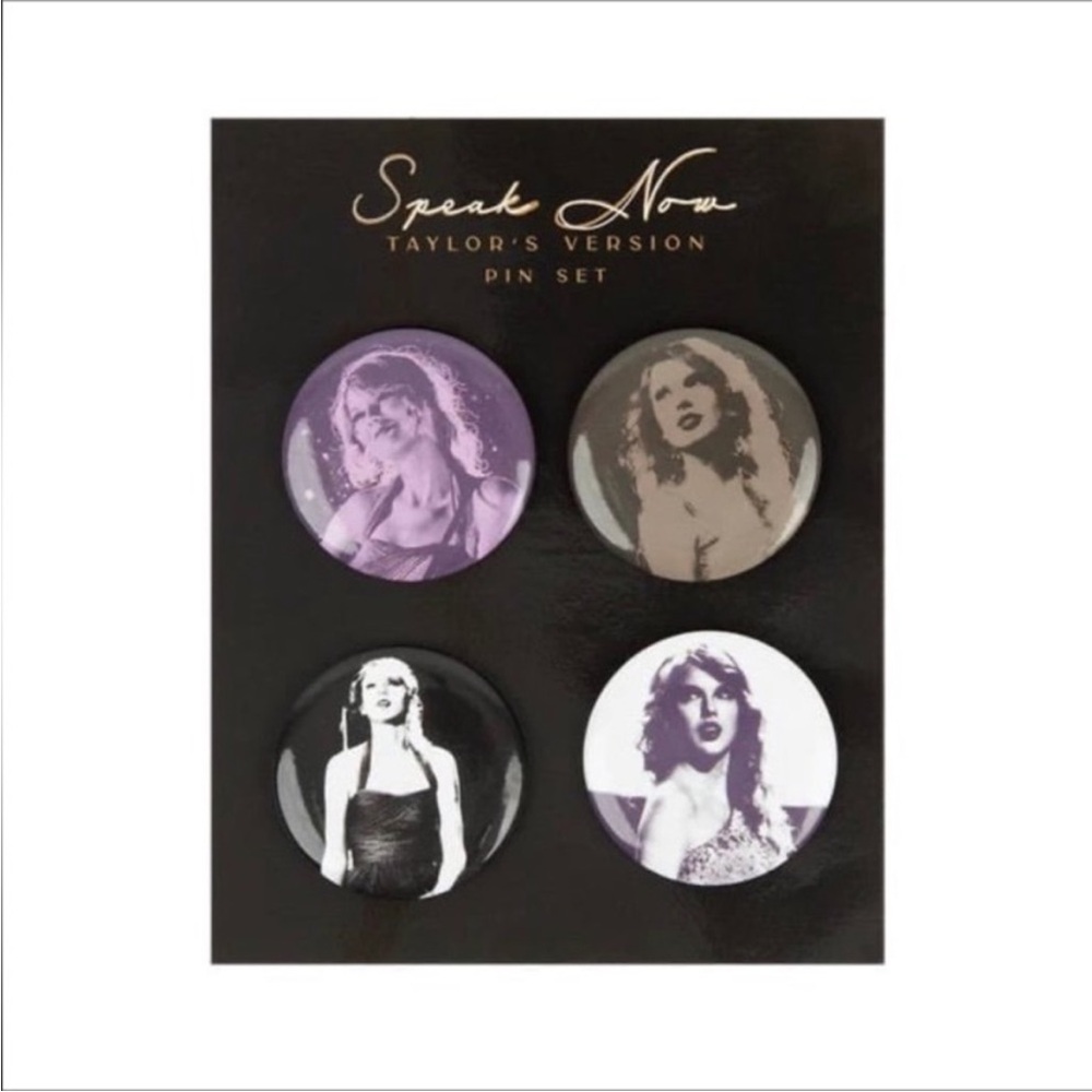 Taylor Swift Speak Now Pin Set